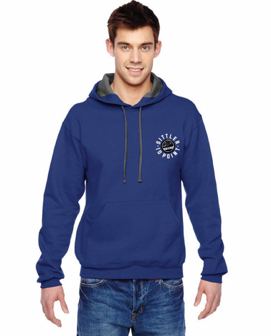 Blue Logo Hoodie